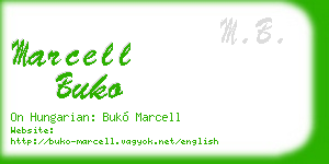 marcell buko business card