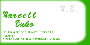 marcell buko business card